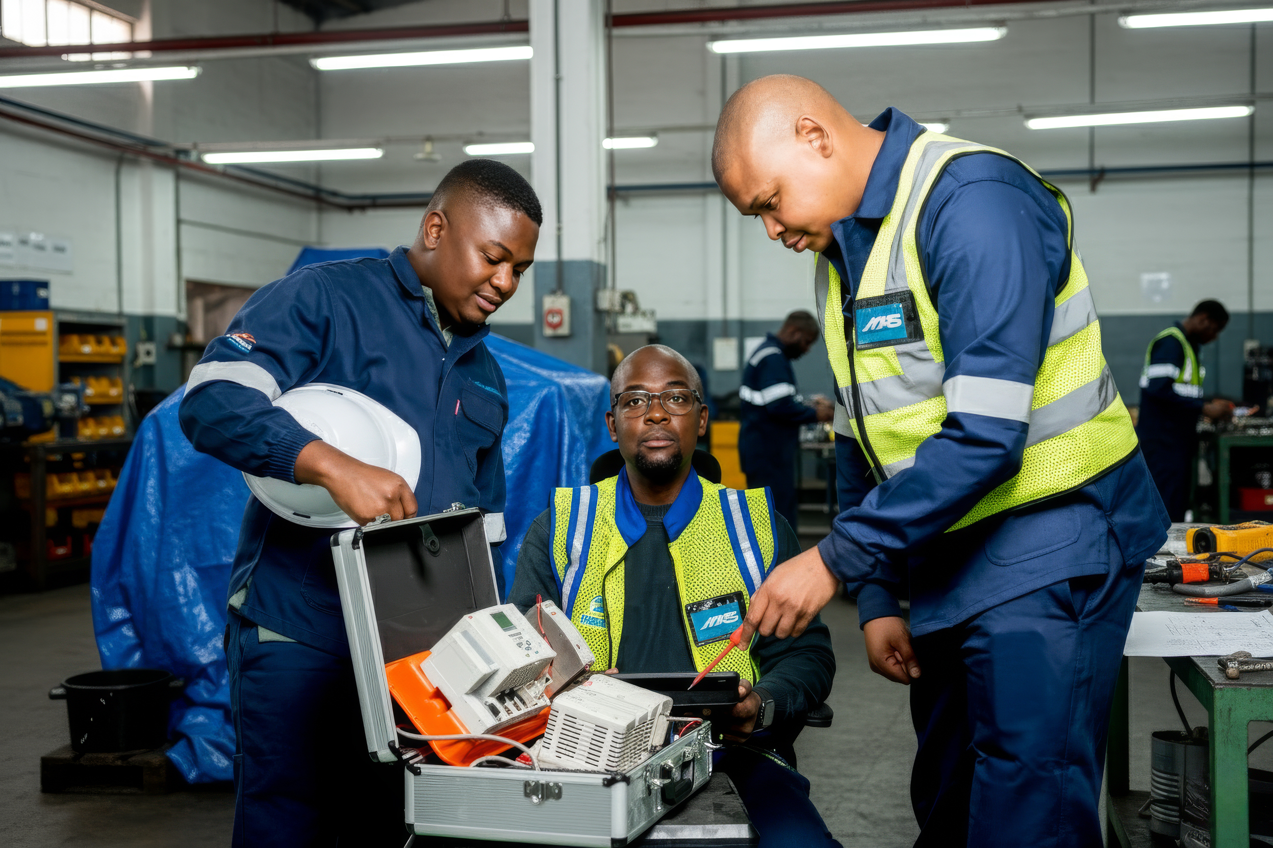 Masisha Team on site